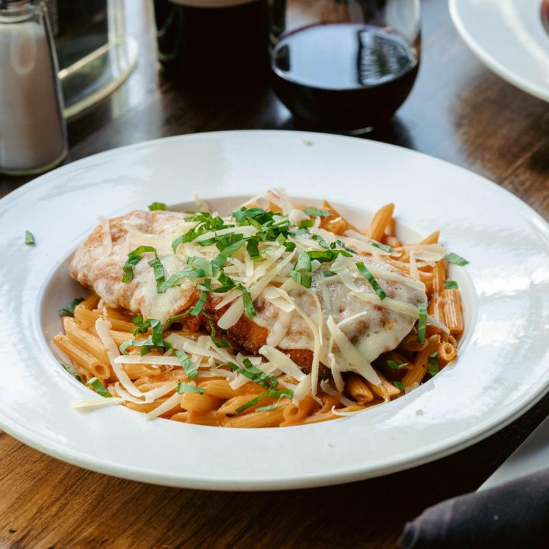 Green Street Local signature dishes Alexandra's Caesar
Chicken Parmesan
Grilled Chicken Club